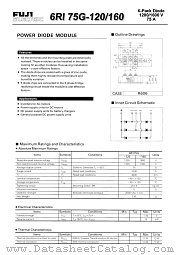 6RI75G-120 datasheet pdf Fuji Electric