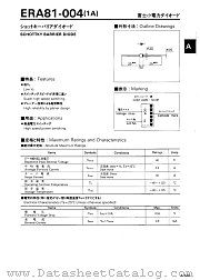 ERA81-004 datasheet pdf Fuji Electric