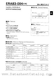 ERA83-004 datasheet pdf Fuji Electric