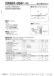 ERB81-004 datasheet pdf Fuji Electric