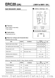 ERC20 datasheet pdf Fuji Electric