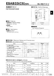 ESAB33CS datasheet pdf Fuji Electric