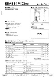 ESAB34M datasheet pdf Fuji Electric