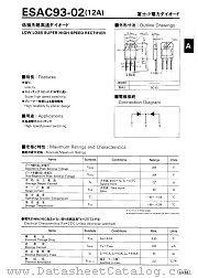 ESAC93-02 datasheet pdf Fuji Electric