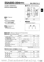 ESAE83-004 datasheet pdf Fuji Electric