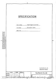 ESJA54-08A datasheet pdf Fuji Electric