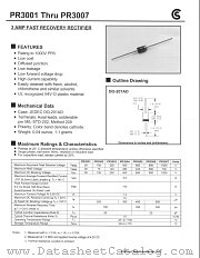 PR3003 datasheet pdf Fuji Electric