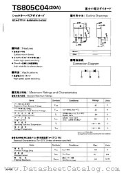 TS805C04 datasheet pdf Fuji Electric