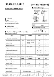 YG805C04R datasheet pdf Fuji Electric