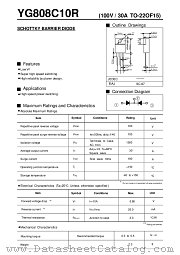 YG808C10R datasheet pdf Fuji Electric