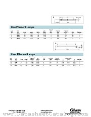 L905 datasheet pdf Gilway Technical Lamp