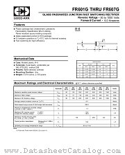 FR604G datasheet pdf GOOD-ARK Electronics
