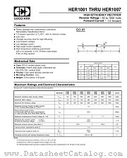 HER1007 datasheet pdf GOOD-ARK Electronics