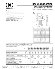 KBU4 datasheet pdf GOOD-ARK Electronics