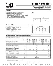 SBOB0 datasheet pdf GOOD-ARK Electronics