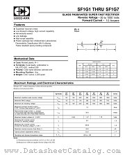 SF1G4 datasheet pdf GOOD-ARK Electronics