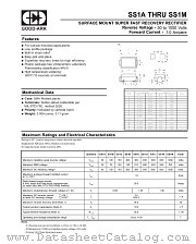 SS1B datasheet pdf GOOD-ARK Electronics
