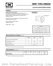 ZMM150 datasheet pdf GOOD-ARK Electronics