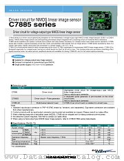 C7885 datasheet pdf Hamamatsu Corporation