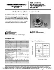 F4294-09 datasheet pdf Hamamatsu Corporation