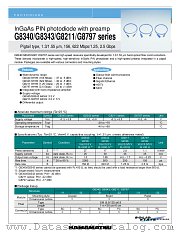 G8797-11 datasheet pdf Hamamatsu Corporation