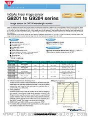 G9201 datasheet pdf Hamamatsu Corporation