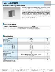 H7467 datasheet pdf Hamamatsu Corporation