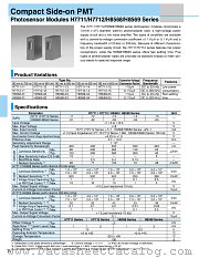H7711-13 datasheet pdf Hamamatsu Corporation