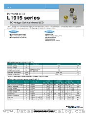 L1915 datasheet pdf Hamamatsu Corporation