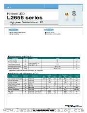 L2656 datasheet pdf Hamamatsu Corporation