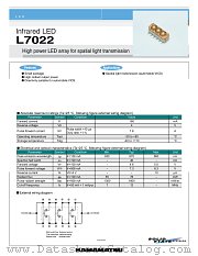 L7022 datasheet pdf Hamamatsu Corporation