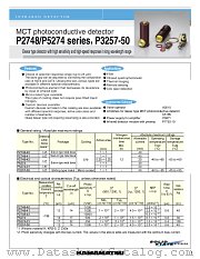 P5274-01 datasheet pdf Hamamatsu Corporation
