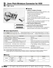 A3EA-50D-2R datasheet pdf Hirose Electric