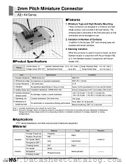 A3B-04PA-2DS datasheet pdf Hirose Electric