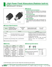 AT-1010 datasheet pdf Hirose Electric
