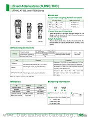 AT-410 datasheet pdf Hirose Electric