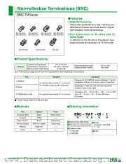 BNC-TMJ-05-2 datasheet pdf Hirose Electric