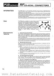 POB-LR-5 datasheet pdf Hirose Electric