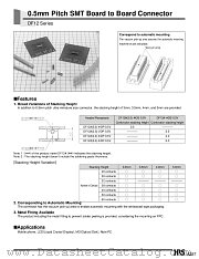 DF12-32DP-0.5V datasheet pdf Hirose Electric