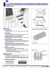 DF20F-40DP-1H datasheet pdf Hirose Electric