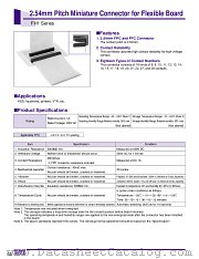 FH1-11S-2.54DS datasheet pdf Hirose Electric
