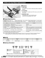 HIF3BB-60PD-2.54R-MC datasheet pdf Hirose Electric