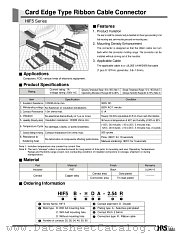 HIF5C-60DA-2.54R datasheet pdf Hirose Electric