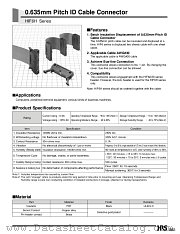 HIF6H-050PA-1.27DSA datasheet pdf Hirose Electric
