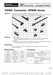 HRMM-102-1 datasheet pdf Hirose Electric