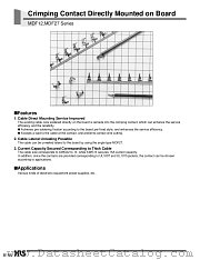 MDF27A-1416PC datasheet pdf Hirose Electric