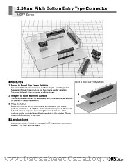 MDF7C-13P-2.54DSA datasheet pdf Hirose Electric
