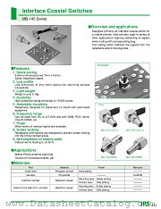 MS-145 datasheet pdf Hirose Electric