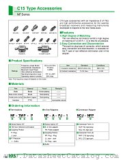 NF-TMJ-1 datasheet pdf Hirose Electric
