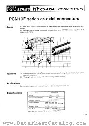 PCN10F datasheet pdf Hirose Electric